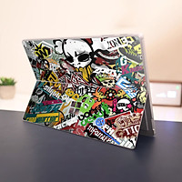 Skin dán hình sticker bomb cho Surface Go, Pro 2, Pro 3, Pro 4, Pro 5, Pro 6, Pro 7, Pro X