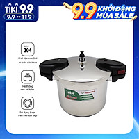 Nồi Áp Suất Cơ Inox Cao Cấp Đáy Từ Nagakawa NAG1452 (5L) - Dùng Trên Mọi Loại Bếp - Hàng Chính Hãng