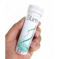 Viên Sủi Giảm Cân Detox Slim - Hỗ Trợ Giảm Béo & hỗ trợ giảm mỡ Máu Tuýp 10 Viên