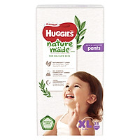 Tã Quần Siêu Cao Cấp Huggies Platinum Nature Made XL38 (38 Miếng)