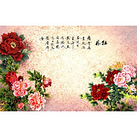 Tranh Treo Hoa Mẫu Đơn - MD018