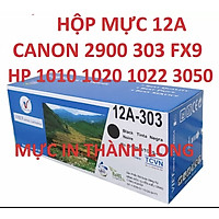 Hộp mực 12A Canon 2900 Hàng nhập khẩu Hộp mực dành cho may in Canon 2900/3000 HP Laser Jet 1010/1015/1020/3015/3020/3030/3050