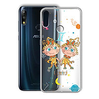 Ốp lưng Dẻo cho điện thoại Zenfone Max Pro M2 - 01219 8051 GEMINI 01 - In Nổi Họa Tiết - Cung Song Tử - Hàng Chính Hãng