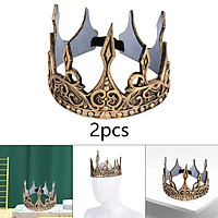 2pcs King for Men Birthday for Medieval Ball for Party