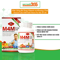 Viên Uống Bổ Sung Khoáng Chất Cho Sức Khoẻ Nam Giới Olympian Labs M4M Multi-Vitamin For Men - Hộp 30 Viên