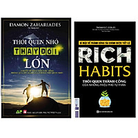 Combo Rich Habits - Thói Quen Thành Công Của Những Triệu Phú Tự Thân+Thói Quen Nhỏ Thay Đổi Lớn