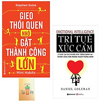 Combo Trí Tuệ Xúc Cảm và Gieo Thói Quen Nhỏ, Gặt Thành Công Lớn ( Tặng Kèm Sổ Tay )