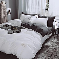 Bộ chăn ga trải giường 4 món 2 áo gối 1 ga giường 1 chăn làm bằng Sợi Polyester mềm mại thoáng mát