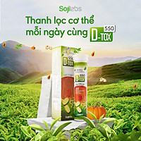 COMBO 2 + TẶNG 1 Viên Sủi Hỗ Trợ Vi Sinh Đường Ruột D-TOX 550 giúp nhuận tràng giảm táo bón, hỗ trợ giảm nhiễm ký sinh trùng đường ruột, ổn định hệ tiêu hoá - Hộp 20 viên