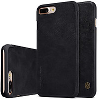 Bao da da thật iPhone 7 Plus / iPhone 8 Plus chính hãng Nillkin Qin sang trọng cao cấp có ngăn đựng thẻ - Sản phẩm chính hãng