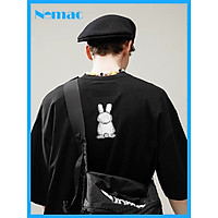 Áo thun tay lỡ Nomac Unisex in họa tiết dễ thương hình chú thỏ AT0735 / Freesize/ Phù hợp cả nam và nữ.