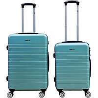 Bộ 2 vali nhựa kéo size 20 + 24inch TRIP PC911 xanh ngọc