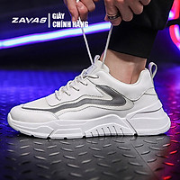 Giày thể thao nam đế êm nhẹ thương hiệu ZAVAS thoáng khí đế cao su đúc, chống trơn trượt hạn chế mòn S401 - Hàng chính hãng