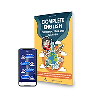 Sách Complete English - Giải pháp chinh phục Tiếng Anh toàn diện cho người mới bắt đầu và mất gốc - Sách có kèm app trực quan dễ sử dụng