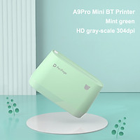 PeriPage A9Pro Portable HD Pocket Printer BT Inkless Printer with USB Cable for Picture Photo Documentations Printing