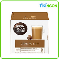 Hộp 16 Viên Nén Cà Phê Sữa Nescafe Dolce Gusto - Café AuLait 144g