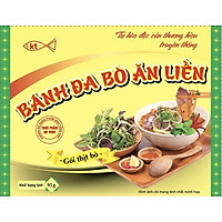 1 THÙNG 20 GÓI BÁNH ĐA BÒ ĂN LIỀN CÓ GÓI THỊT BÒ KHÁNH THỌ 120G