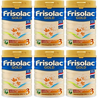 6 lon sữa Sữa Bột Frisolac Gold 3 850g (Dành Cho Trẻ Từ 1 - 2 Tuổi)
