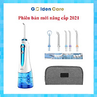Máy Tăm Nước Cầm Tay Cao Cấp H20FLOSS HF-9P Kèm 5 Vòi Xịt Vệ Sinh Răng Miệng - Hàng Chính Hãng
