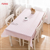 Khăn Trải Bàn/ Khăn Lót Bàn Ăn Không Thấm Nước FUNU Hình Vuông Kích Thước 137x137cm- Hàng Chính Hãng