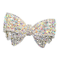 Crystal Shoe Clips Charms Buckle Removable Butterfly Bow Shoe Hat Decoration