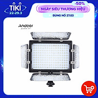Đèn LED Trợ Sáng Chụp Ảnh Andoer W160 Cho Máy Canon Nikon Pentax Sony (Alpha) Olympus Fujifilm DSLR DV (160 Bóng) (6000K)