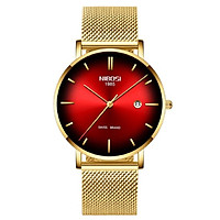 Đồng Hồ Nam NIBOSI Chính Hãng NI2362 ( Phụ KIện Thời Trang ) Mặt Tròn , Dây Đeo Hợp Kim Không Gỉ , Sang Trọng Bền Bỉ, - Full Box , Free Size