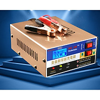 Máy sạc bình ắc quy 12V/24V 3Ah-100Ah tự ngắt khi đầy cho oto, xe máy sạc nhanh 