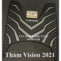 Thảm nhựa dành cho xe Vision 2021 Màu Xám dày mẫu Indo