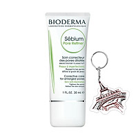 Kem Se Khít Lỗ Chân Lông Và Kiềm Dầu Bioderma Sebium Pore Refiner 30ml + Tặng Kèm 1 Móc Khóa Hình Tour Eiffel Viền Đỏ