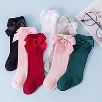 Gấu Lãnh Đạo Cho Bé Quần Áo 2021 Mới Thu Đông Bé Gái Đáng Yêu Bowtie Tất Trẻ Em Giày Vớ Cho Trẻ Sơ Sinh Phụ Kiện Thời Trang 5 Chiếc