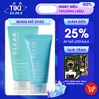 Kem dưỡng không chứa dầu Paula's Choice clear oil - free moisturizer 60ml TẶNG set mặt nạ Sexylook (Nhập khẩu)