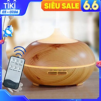 Máy Xông Tinh Dầu Vân Gỗ Cao Cấp Dung Tích 500ML Chuyên Dụng Cho Phòng Lớn
