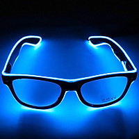 YJ001 Voice-control LED Glasses 10 Colors Optional Light Up El Wire Neon Rave Glasses Twinkle Glowing Party Club Holiday