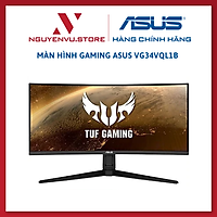 Màn Hình Gaming Asus VG34VQL1B (34inch/WQHD/VA/165Hz/1ms/250nits/HDMI+USB+Audio/Freesync/Cong/Loa) - Hàng Chính Hãng