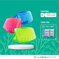 Kẹp Thơm Khử Mùi Nhà Vệ Sinh ECODEALS Clip Fresher - Gấp 3 sáp thơm, an toàn sức khỏe, hiệu quả 30 ngày, móc treo tiện dụng