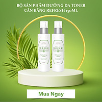 Combo Dưỡng Da Toner Cân Bằng Jorubi Refreshing Chiết Xuất Nha Đam 150ml