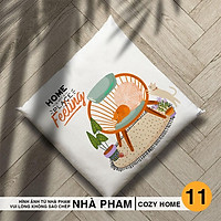 ĐỆM VUÔNG NGỒI BỆT COZY HOME (No1-20) (45cm)