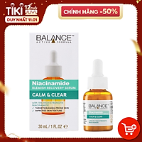 Serum Ngừa Mụn Niacinamide Dưỡng Trắng và Mờ Thâm Mụn - Balance Niacinamide - Giấy Kiểm Định An Toàn
