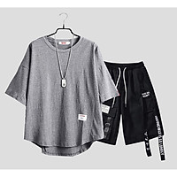 Bộ Quần Áo Nam Áo Trơn Cổ Tròn Vạt Áo Đuôi Tôm Quần Short Cá Tính Thời Trang Zenkonu TOP NAM 1000145 + SHORT NAM 1000010