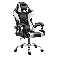 Ghế gaming cao cấp dành cho game thủ BG model mới E02-S WHITE (hàng nhập khẩu)
