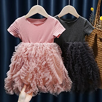 combo 2 Cô gái mùa hè váy đầm công chúa-Một mảnh cho mỗi phong cách, tổng cộng 2 mảnh