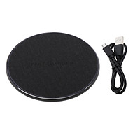 Aluminum Alloy Ultra-thin Fast Wireless Charger Charging Pad Temperature Control Overcurrent Protection