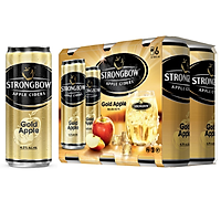 Lô 6 nước táo lên men Strongbow Gold lon 330ml - 11618