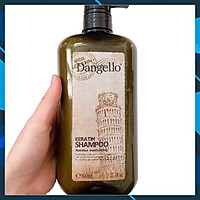 Dầu gội Dangello Keratin shampoo siêu mượt cho tóc khô hư tổn 800ml - Hàng chính hãng