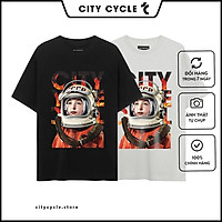 Áo thun nam nữ Fire City Cycle - áo thun tay lỡ unisex Local Brand