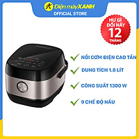 Nồi cơm điện Toshiba 1.8 Lít RC-18IX1PV - Hàng chính hãng