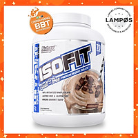 Nutrex ISOFIT, Sữa Tăng Cơ, Hỗ Trợ Đốt Mỡ, Bổ Sung 25G Whey Protein Isolate Tinh Khiết - Không Chứa Lactose, 12.2G EAA, 5.9G BCAA, Hộp 2.3KG, 70 Lần Dùng