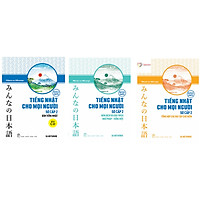 Combo 3 cuốn minna no nihongo trình độ n4 (Tiếng Nhật Cho Mọi Người – Sơ Cấp 2) Giáo trìn