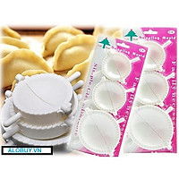 Bộ 3 khuôn nhựa hỗ trợ làm bánh bao/há cảo đa năng tiện dụng
